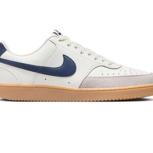 Nike Men's Court Vision Midnight Navy & White Sneakers